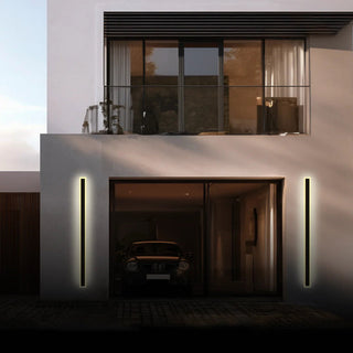 Arisha Modern LED Außenwandleuchte Schwarz Metall Garten/Balkon-Purlicht