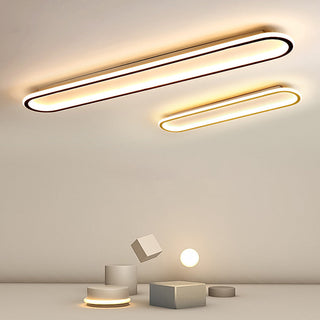 Arisha Deckenleuchte Rechteckig Schwarz/Gold Schlaf/Wohnzimmer-Purlicht