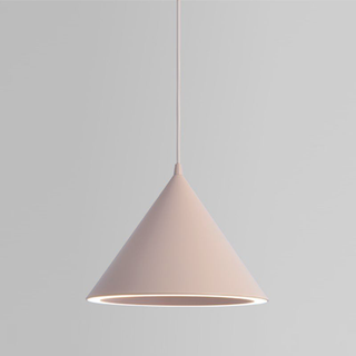 Valentina Minimalistische LED Pendelleuchte Weiß/Schwarz Schlafzimmer Acryl-Purlicht