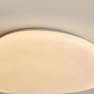 Arisha Deckenleuchte Weiß Kieselsteinform Bade/Schlafzimmer-Purlicht