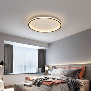 Arisha Modern Ring LED Deckenleuchte Schwarz/Weiß Wohn/Schlafzimmer-Purlicht