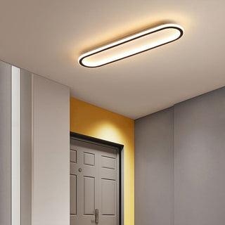 Arisha Deckenleuchte Rechteckig Schwarz/Gold Schlaf/Wohnzimmer-Purlicht
