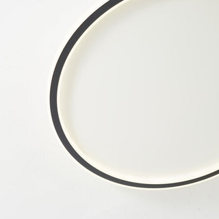 Arisha Modern Ring LED Deckenleuchte Schwarz/Weiß Wohn/Schlafzimmer-Purlicht
