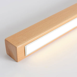 Arisha Modern Linear LED Deckenleuchte Holz Schlaf/Wohnzimmer-Purlicht