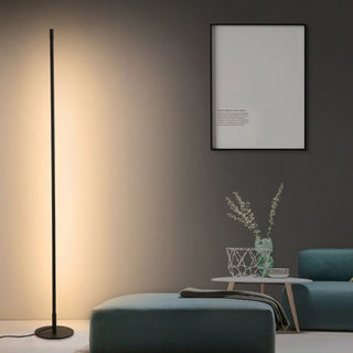 Arisha Stehleuchte Modern Linear Silber/Gold/Schwarz Wohn/Schlafzimmer-Purlicht
