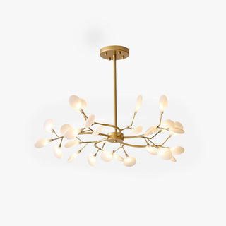 Olivia LED Pendelleuchte Schwarz/Gold Metall Acryl-Purlicht