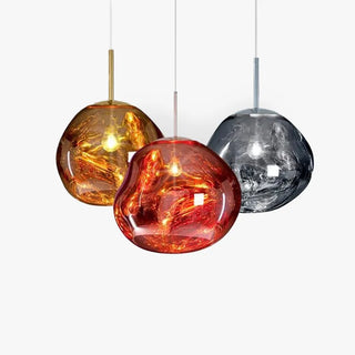 Valentina Melt Pendelleuchte in Lavaoptik-Purlicht