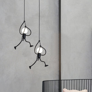 Silva Retro Modern LED Pendelleuchte Schwarz/Weiß, Esstisch-Purlicht