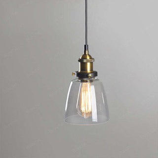 Arisha Vintage Industrie LED Pendelleuchte Esstisch/Küche Glas Metall-Purlicht