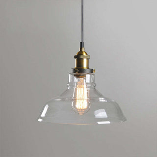 Arisha Vintage Industrie LED Pendelleuchte Esstisch/Küche Glas Metall-Purlicht