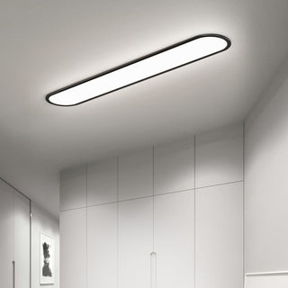 Arisha Modern Deckenleuchte Dimmbar Schwarz Rechteckig Wohn/Schalafzimmer Metall-Purlicht