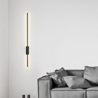 Arisha Modern Linear LED Wandleuchte Schwarz/Messing Esstisch/Schlafzimmer/Badezimmer Metall/Acryl Größen 61/80/100/120cm-Purlicht
