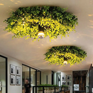 Ritta Nest Pflanzen LED Deckenleuchte Grün Schlafzimmer/Wohnzimmer-Purlicht