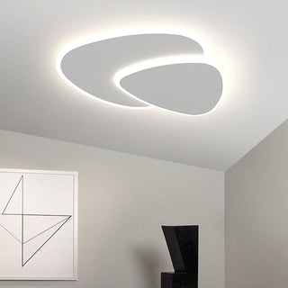 Arisha Modern Deckenleuchte Weiß Wohn/Schlafzimmer Metall Acryl-Purlicht