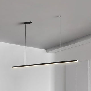Arisha Design LED Pendelleuchte Linear Schwarz/Weiß Küche/Esszimmer Metall-Purlicht
