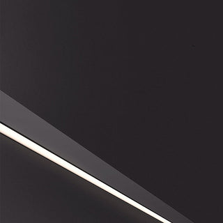 Arisha Modern LED Wandlampe Schlank Linear, Schwarz, Wohnzimmer/Innen, Metall-Purlicht