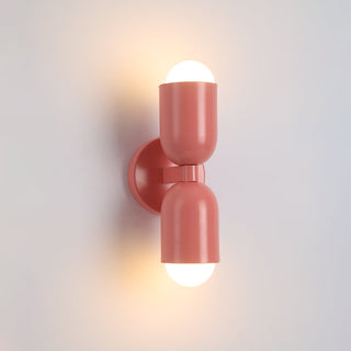 Aria Wandleuchte 2 Flamming Modern LED Schwarz Innen/Flur-Purlicht