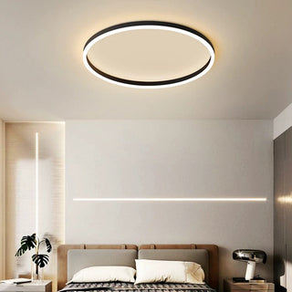 Arisha Deckenleuchte Modern LED Schwarz/Gold Metall Wohnzimmer-Purlicht
