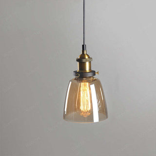 Arisha Vintage Industrie LED Pendelleuchte Esstisch/Küche Glas Metall-Purlicht