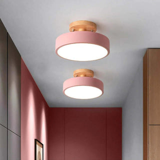 Arisha Modern LED Deckenleuchten 5 Farben Flur Acryl/Holz-Purlicht