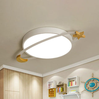 Aria Modern LED Deckenleuchte Weiß/Grün/Grau Schlaf/Wohn-Purlicht