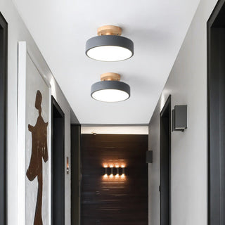 Arisha Modern LED Deckenleuchten 5 Farben Flur Acryl/Holz-Purlicht