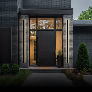 Arisha Modern Linear Außenwandleuchte Metall Acryl Garten Flur-Purlicht