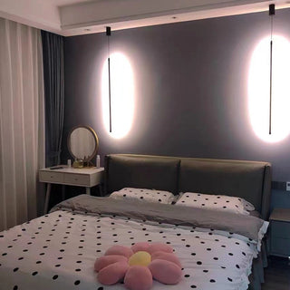 Arisha Modern LED Pendelleuchte Schwarz Metall Schlaf/Wohnzimmer-Purlicht