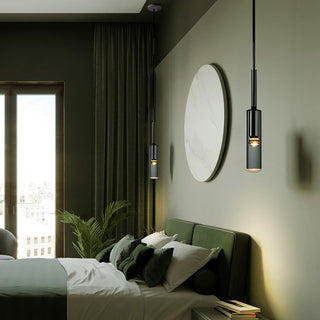 Arisha Modern LED Wandleuchte Schwarz Schlafzimmer/Bad Glas Metall-Purlicht