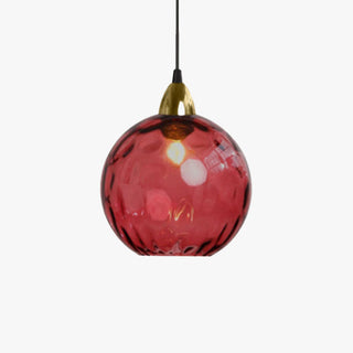 Aria Design LED Bunte Pendelleuchte Glaskugel 1 Flammig Esstisch-Purlicht