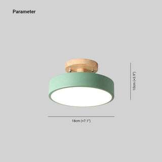 Arisha Modern LED Deckenleuchten 5 Farben Flur Acryl/Holz-Purlicht