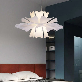 Aria Moderne Pendelleuchte Blumen Weiß, Metall/Acryl Esszimmer/Wohnzimmer-Purlicht