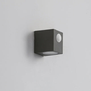 Ray Modern Rechteckige LED Außenwandleuchte Metall Glas Flur Garden-Purlicht