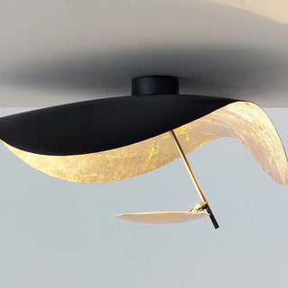 Arisha Design LED Pendelleuchte/Denkenleuchte Gold/Schwarz Wohnzimmer-Purlicht