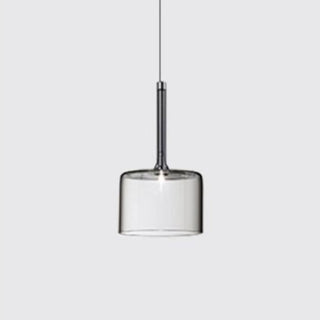 Aria Modern Zylinder LED Pendelleuchte Klar/Rot/Orange/Grau Esstisch Glas-Purlicht