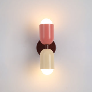 Aria Wandleuchte 2 Flamming Modern LED Schwarz Innen/Flur-Purlicht
