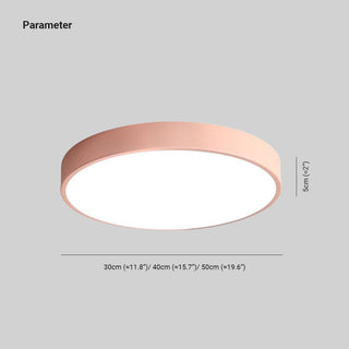 Aria Deckenleuchte Rund, 5 Farben, Modern Wohnzimmer/Schlafzimmer-Purlicht