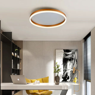 Arisha Deckenleuchte Modern LED Schwarz/Gold Metall Wohnzimmer-Purlicht