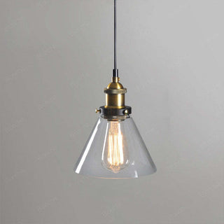 Arisha Vintage Industrie LED Pendelleuchte Esstisch/Küche Glas Metall-Purlicht