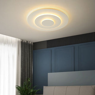 Arisha Deckenleuchte Modern Rund LED Weiß Wohn/Schlafzimmer D50CM-Purlicht
