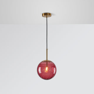 Valentina Modern Glaskugel LED Pendelleuchte Grau/Blau/Rot/Kaffee/Bernsteinfarben Esstisch Glas Metall-Purlicht