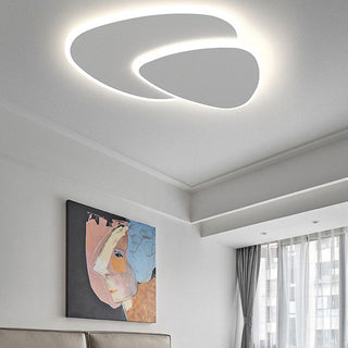 Arisha Modern Deckenleuchte Weiß Wohn/Schlafzimmer Metall Acryl-Purlicht