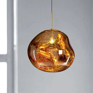 Valentina Melt Pendelleuchte in Lavaoptik-Purlicht