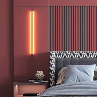 Arisha Minimalistisch Linear LED Wandleuchte Gold/Schwarz/Weiß Schlafzimmer-Purlicht