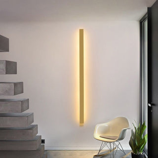 Arisha Minimalistisch Linear LED Wandleuchte Gold/Schwarz/Weiß Schlafzimmer-Purlicht