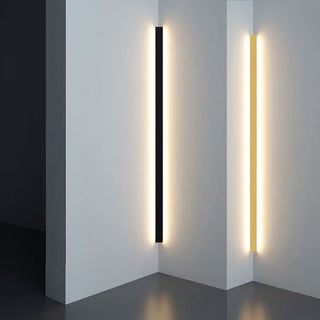 Arisha Minimalistisch Linear LED Wandleuchte Gold/Schwarz/Weiß Schlafzimmer-Purlicht