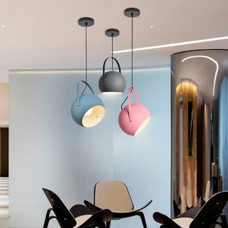 Aria Kugel LED Pendelleuchte Gelb/Blau/Grau Esszimmer-Purlicht