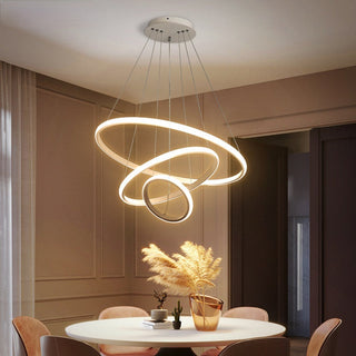 Arisha Pendelleuchte Modern Ring LED Ess/Schlaf/Wohnzimmer-Purlicht