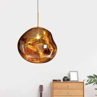 Valentina Melt Pendelleuchte in Lavaoptik-Purlicht