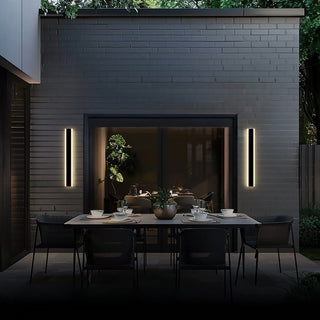 Arisha Modern Linear Außenwandleuchte Metall Acryl Garten Flur-Purlicht